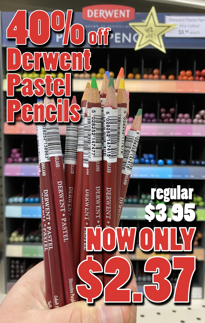 Derwent Pastel Pencils savings