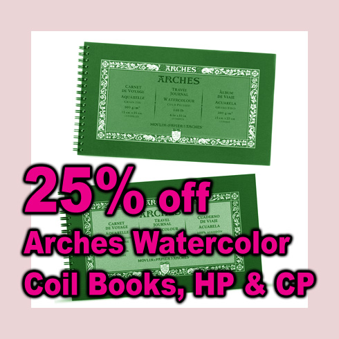 spring arrivals sale arches watercolor books
