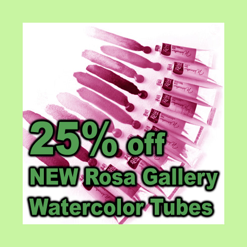 Rosa Gallery watercolor tubes spring arrival sale