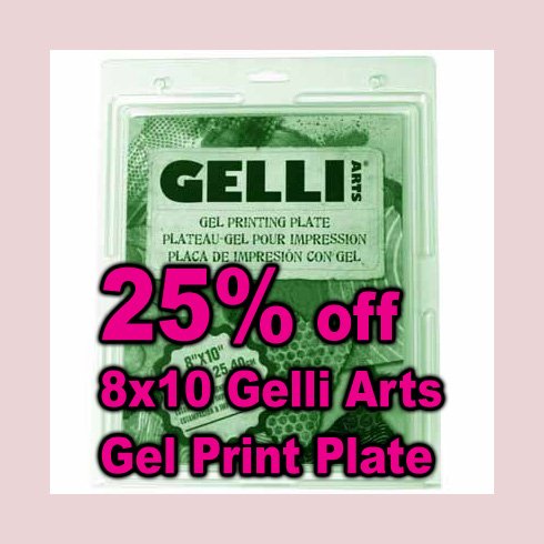 Gelli Arts 8x10 gel plate spring cleaing sale