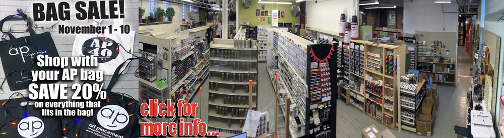 art placement art supply store