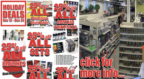 art placement art supply store