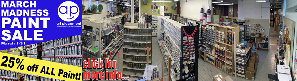 art placement art supply store