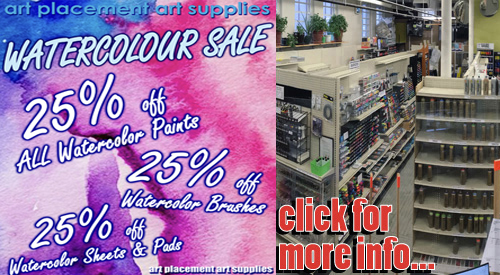 art placement art supply store - current sale