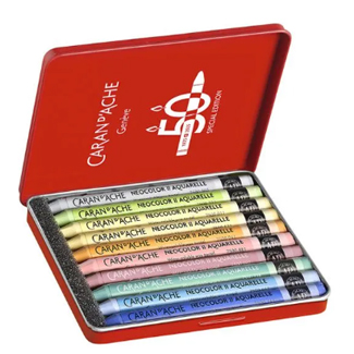 Caran d'Ache Neocolor II 50th anniversary Set of 10 - PASTEL colors