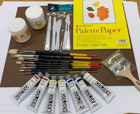 Jasmin Fookes painting supplies - mid range price HOLBEIN
