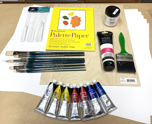 Jasmin Fookes painting supplies - mid range price HOLBEIN