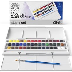 Cotman Watercolor 45 color half pan set