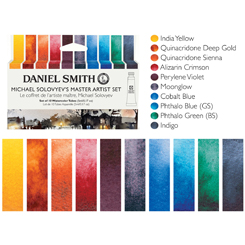 Michael Solovyev Master Artist set of 10 Daniel Smith Watercolor tubes