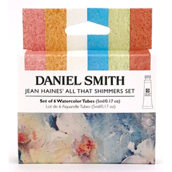 Jean Haines Shimmer 6x5ml tube set Daniel Smith watercolors