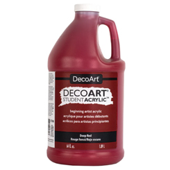 Deco Art Student Acrylic Deep Red