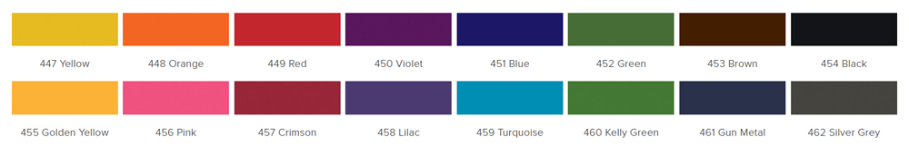 Jacquard iDye Poly Color Chart