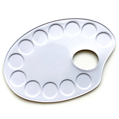 Jack Richeson Enamel Aluminum Oval Palette