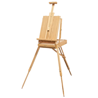 aluminum field easel