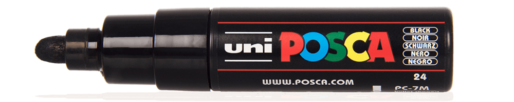 POSCA PC-7M Broad Bullet Tip Paint Marker
