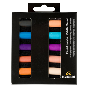 Rembrandt soft pastel half stick set - desert palette