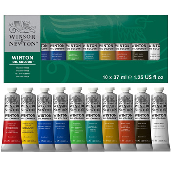 winton oil colors set of 10