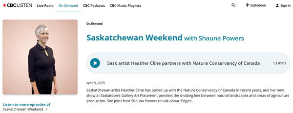 Heather Cline CBC interview